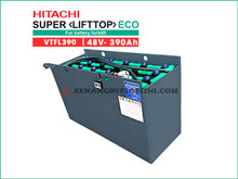 Bình điện Ắc Quy Xe Nâng Hitachi Lifttop 48V - 390Ah model: VTFL390