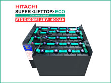 Bình điện Ắc Quy Xe Nâng Hitachi Lifttop 48V - 400Ah model: VTDX400M (Điện Ngồi)