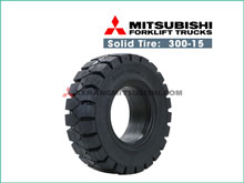Lốp Đặc Xe Nâng Size 300-15 | Solid Tire 300-15 Mitsubishi 
