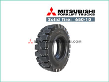 Lốp Đặc Xe Nâng Size 650-10 | Solid Tire 650-10 Mitsubishi 